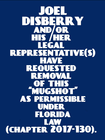 Joel Disberry Info, Photos, Data, and More About Joel Disberry / Joel Disberry Tampa Area