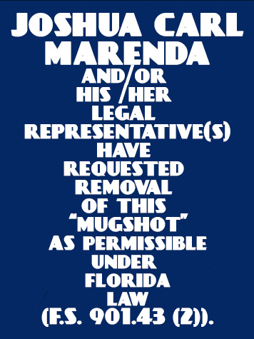 JOSHUA CARL MARENDA  Info, Photos, Data, and More About JOSHUA CARL MARENDA  / JOSHUA CARL MARENDA  Tampa Area