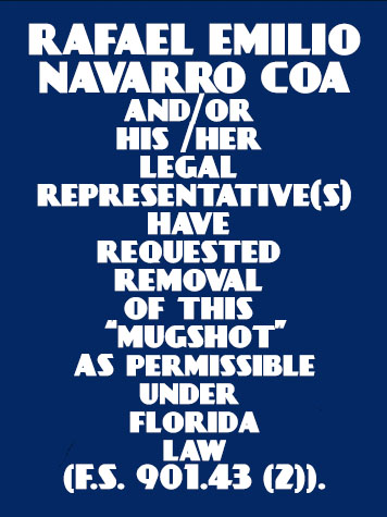RAFAEL EMILIO NAVARRO COA  Info, Photos, Data, and More About RAFAEL EMILIO NAVARRO COA  / RAFAEL EMILIO NAVARRO COA  Tampa Area