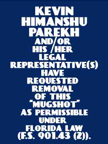 KEVIN HIMANSHU PAREKH  Info, Photos, Data, and More About KEVIN HIMANSHU PAREKH  / KEVIN HIMANSHU PAREKH  Tampa Area